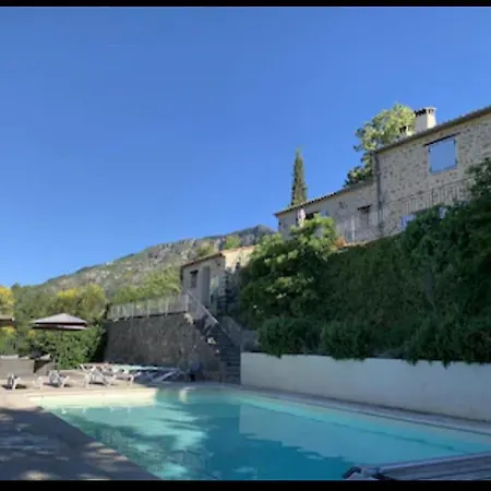Villa Bergerie Du 17Eme Siecle, Piscine Privative Toudon Esterno foto